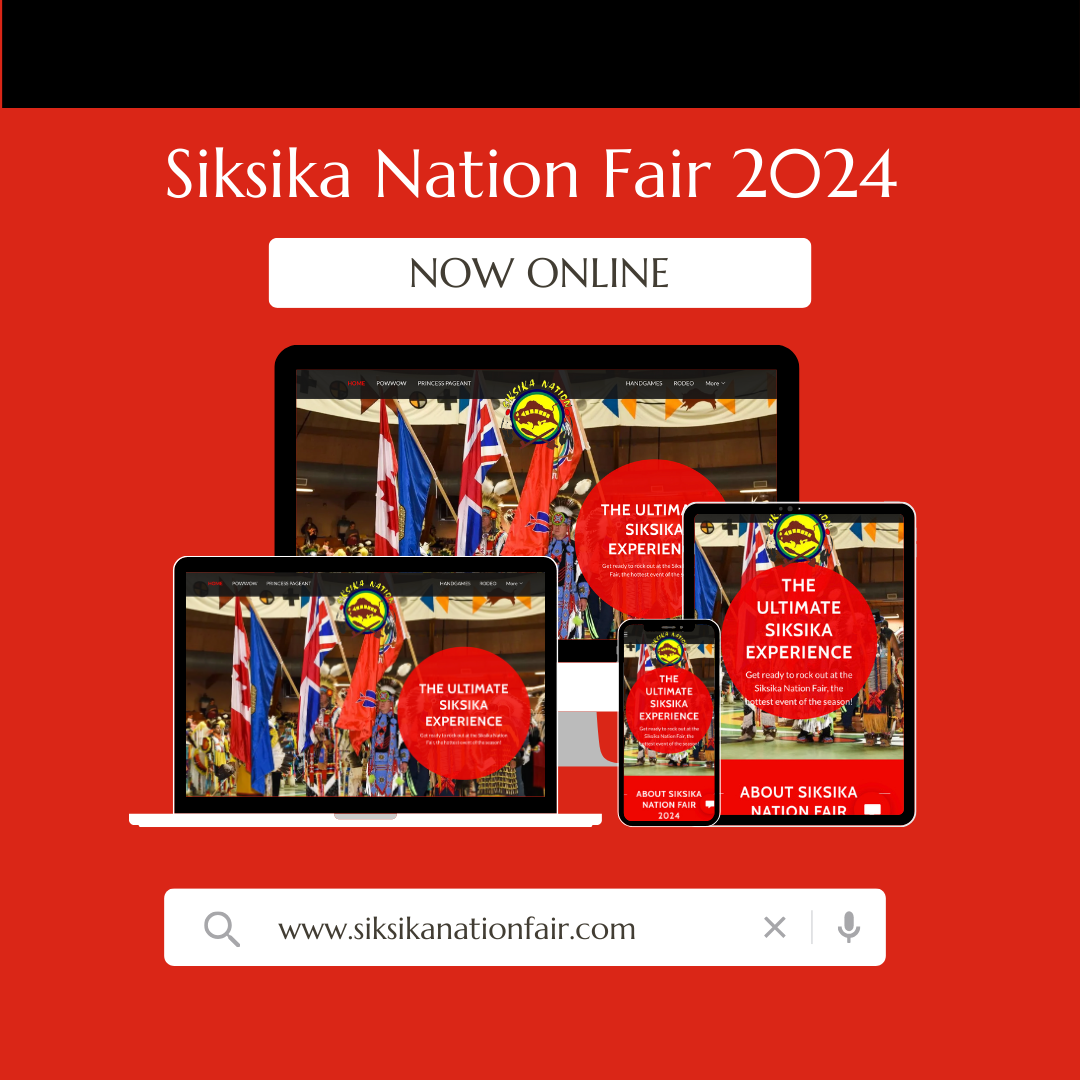 New website for Siksika Nation Fair 2024