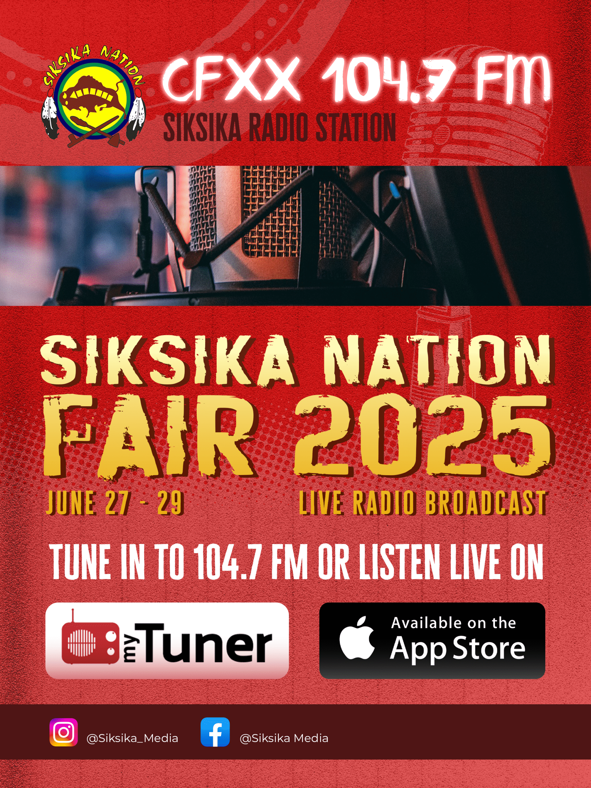 Siksika Media Broadcasting the Nation Fair Powwow 2025 LIVE