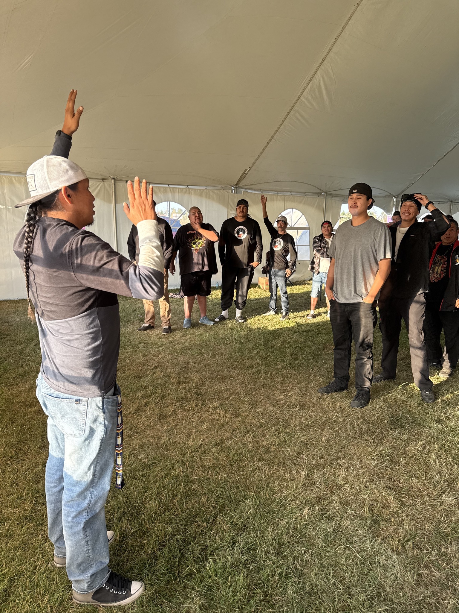 The Siksika Men’s Warrior Program is growing strong!