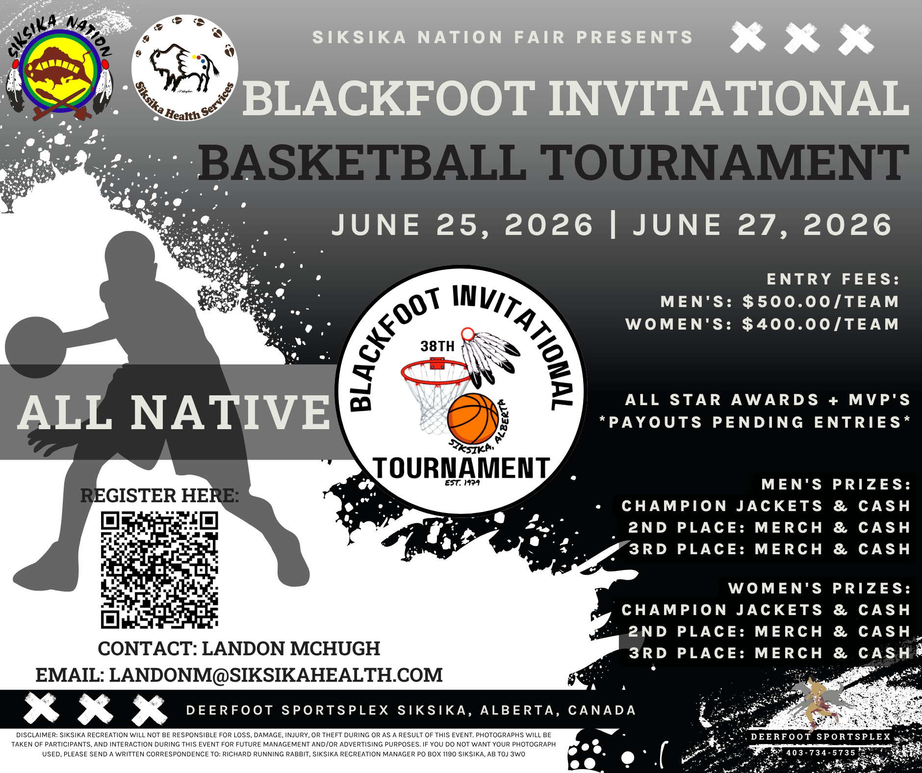 Siksika Nation Fair Basketball Tournament 2026