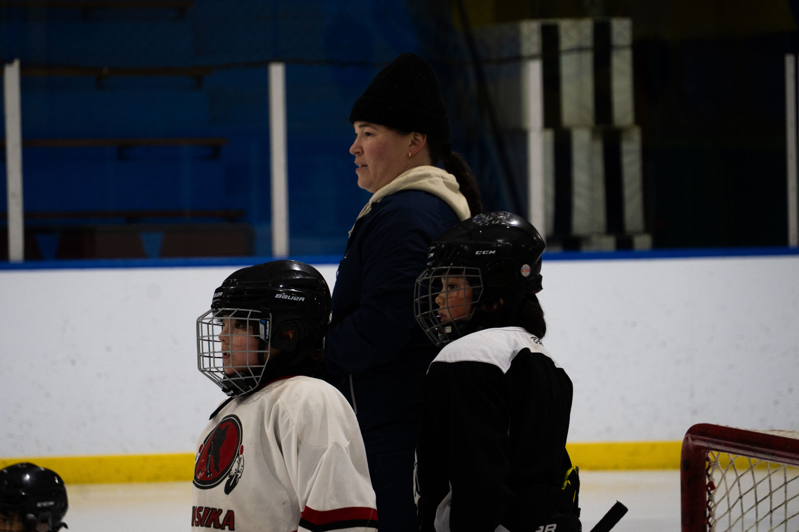 PWHL player Kelly Babstock at Siksika