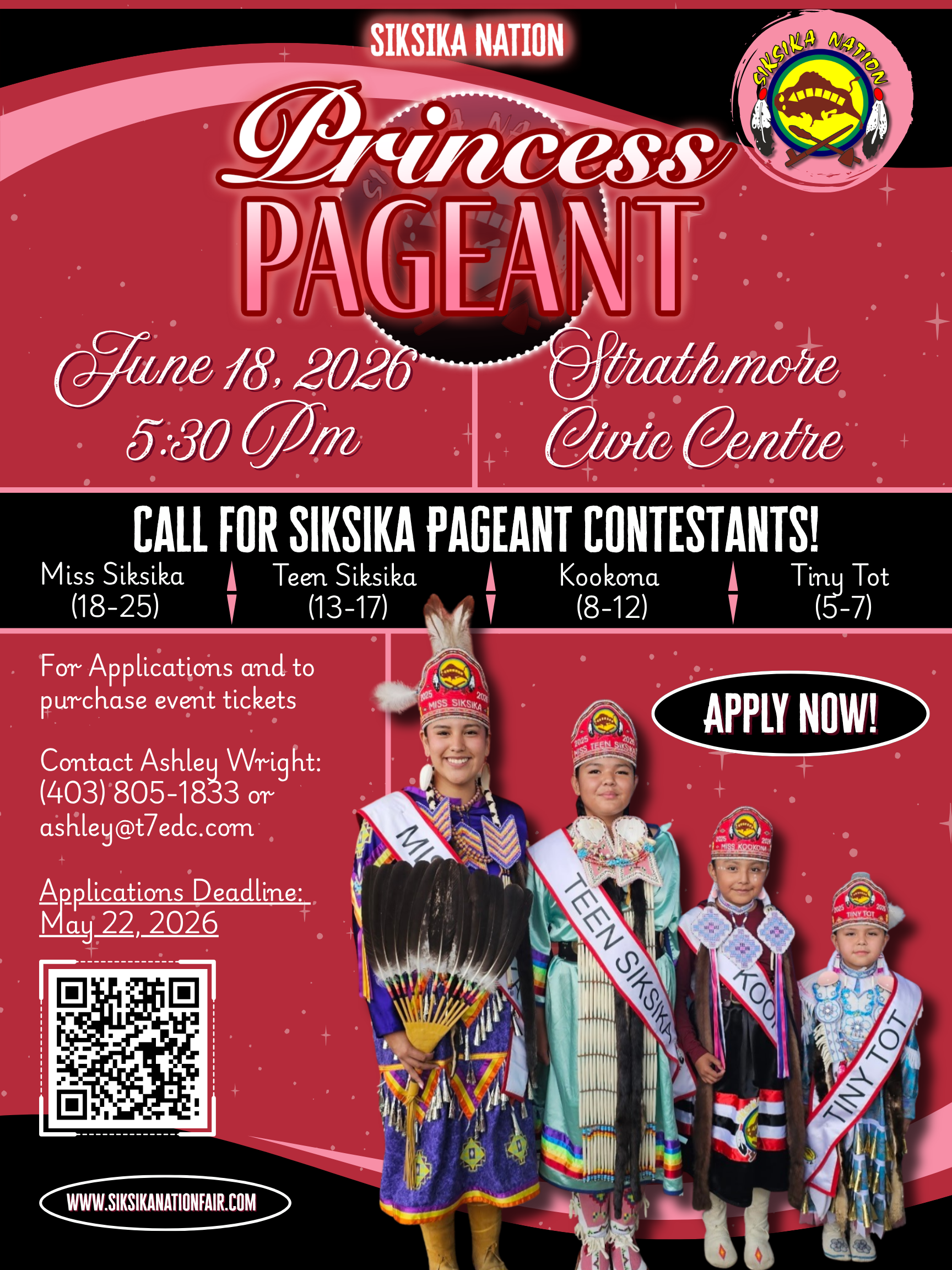 Siksika Nation Fair Princess pageant 2026